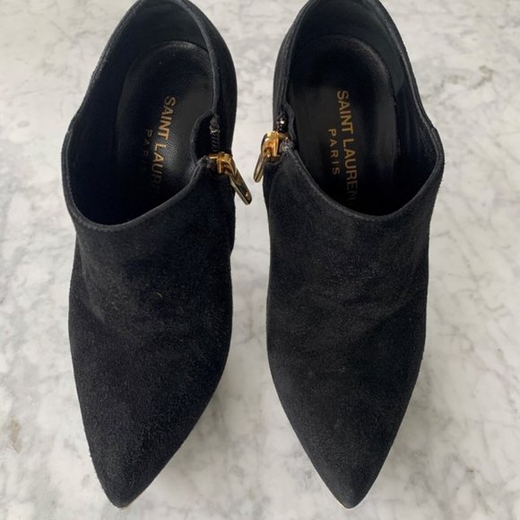 Saint Laurent suade boots